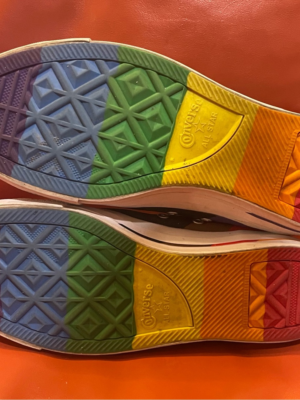 Converse Rainbow High Top Sneakers - Multicolor - Picture 6 of 8
